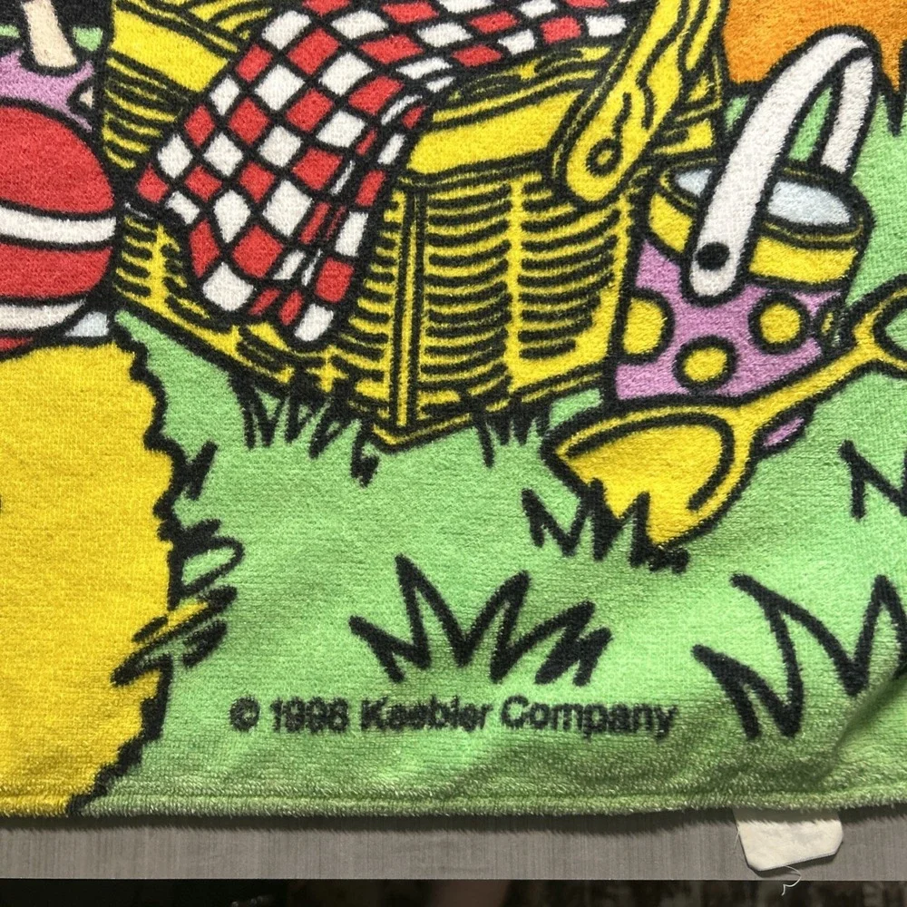 1998 VINTAGE Keebler Elf 100% Cotton Beach Towel 